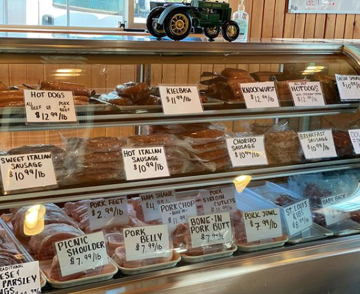 Meat you can trust! Skillman Farm Market and Butcher Shop meat display case