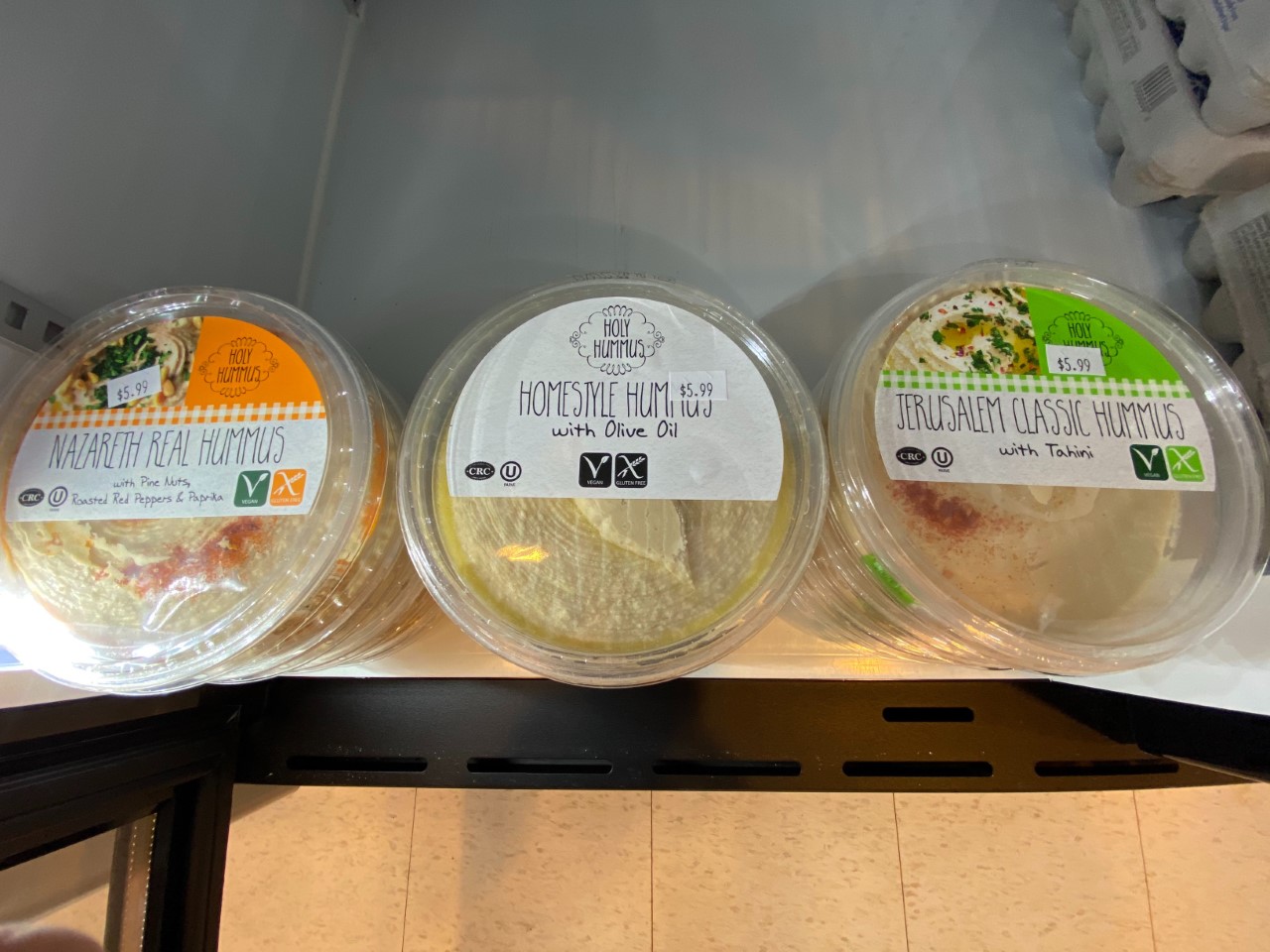 Holy Hummus sold at Skillman Farm Market and Butcher Shop