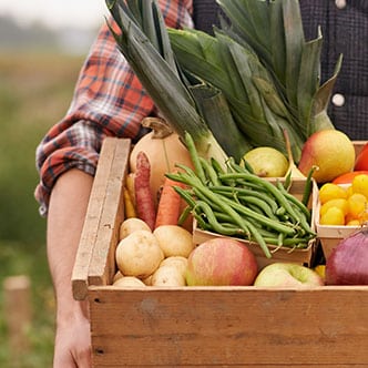 fresh produce available