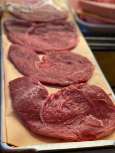 top sirloin thin cut steaks