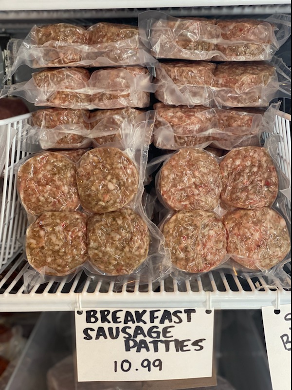 pasture raised pork breakfast sausages