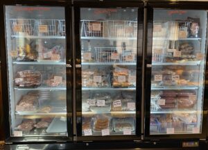 Skillman Farm Market and Butcher Shop freezer items