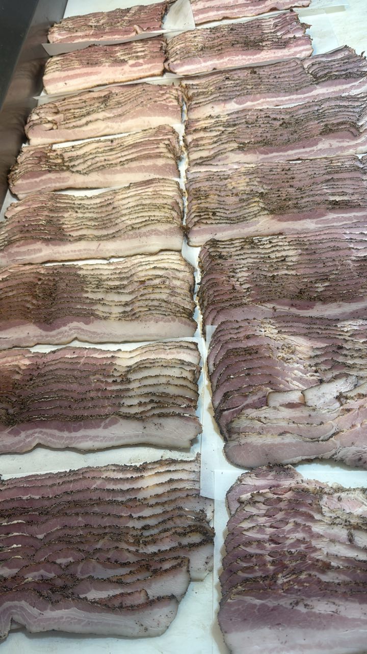 Skillman Farm Market and Butcher Shop Smoked Black Pepper Bacon